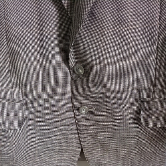 Ermenegildo Zegna Wool Plaid Houndstooth Blazer Sport Coat Jacket Size 52 (US L) - Picture 3 of 12